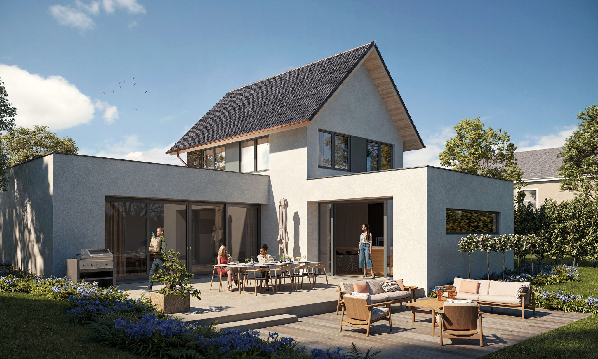 Elegant villa natural setting (back)