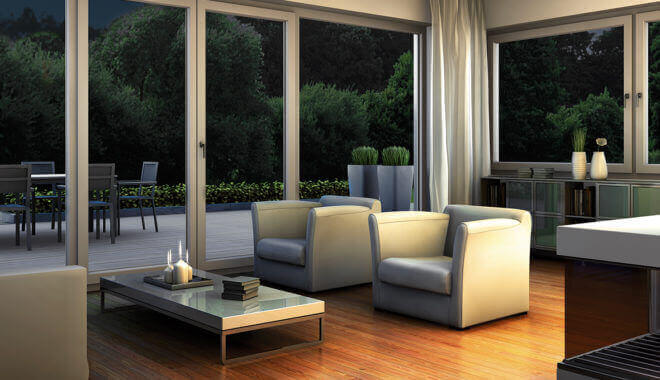 Ventana moderno: Legend en el colores gris